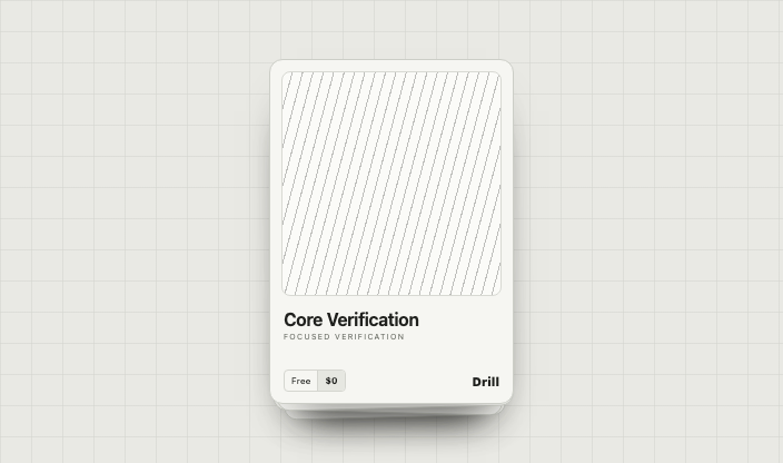 A stack of pricing cards reordering after a swipe